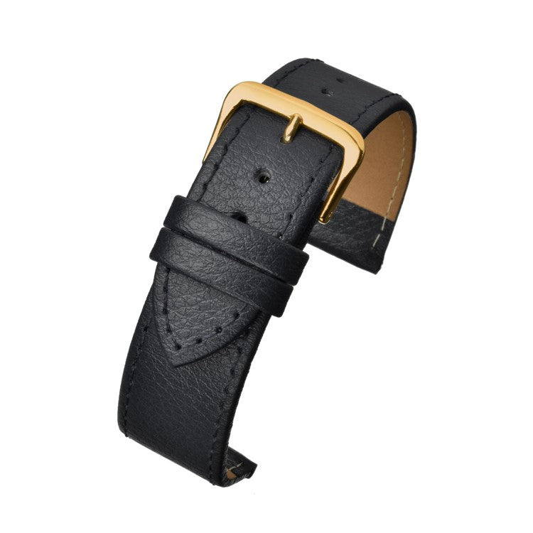 Black Buffalo Grain Watch Strap
