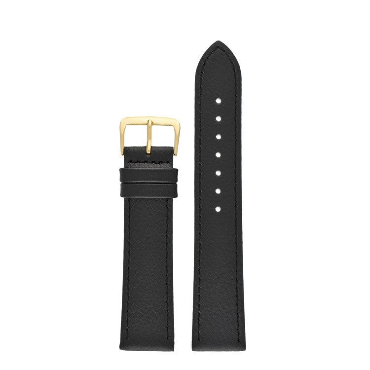 Black Buffalo Grain Watch Strap