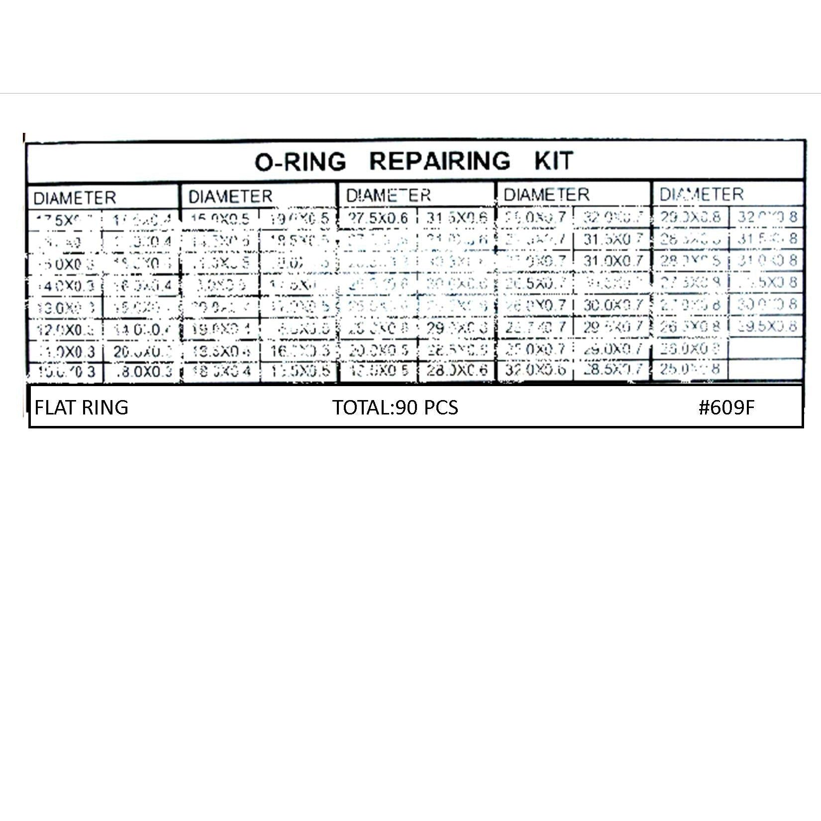 O RINGS ASSORTMENT #609FR