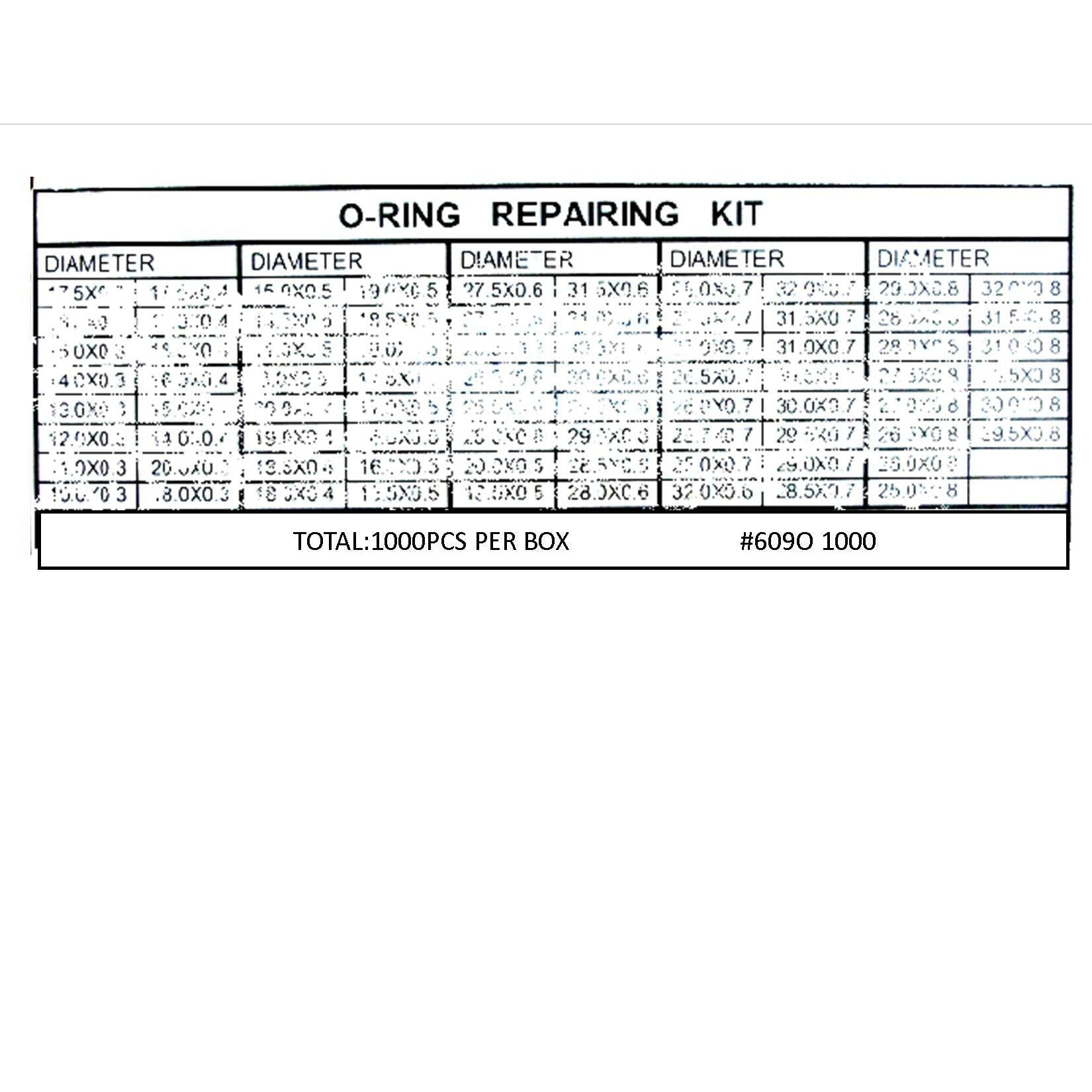 O RINGS ASSORTMENT 609O1000