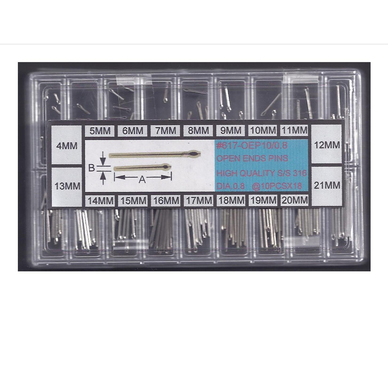 OPEN END PINS KIT #617OEP0.8