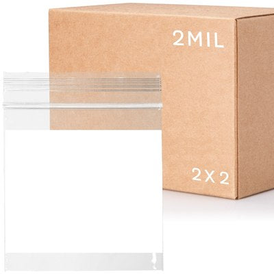 Zip Lock - 2 x 2 - White Block