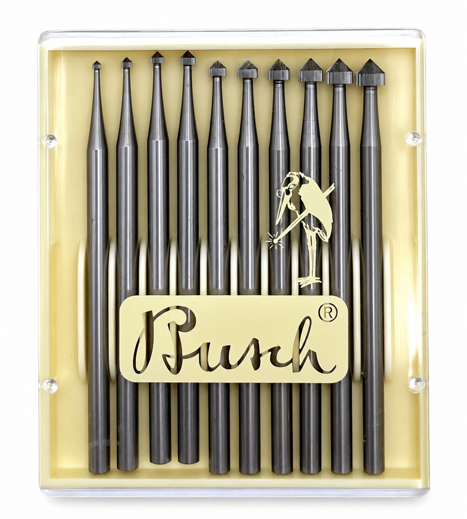 BUSCH STONE SETTING BUR SET (1-3.2MM)