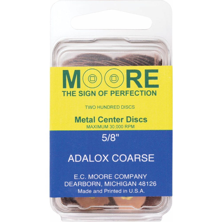 Moore's Adalox Snap-on Discs