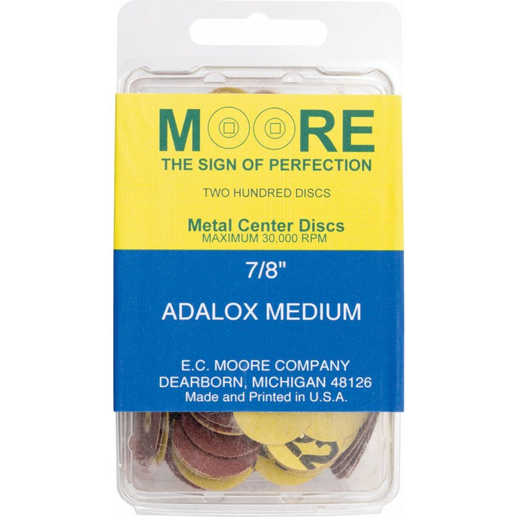 Moore's Adalox Snap-on Discs