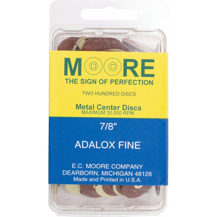 Moore's Adalox Snap-on Discs