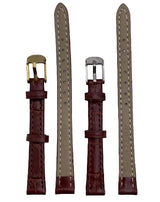 LEATHER STRAPS - BROWN CROCODILE