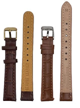 LEATHER STRAPS - BROWN CROCODILE