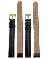 LEATHER STRAPS XL - BLACK CROCODILE