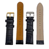 LEATHER STRAPS - BLACK CROCODILE
