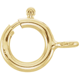 14K Yellow Spring Ring Clasps
