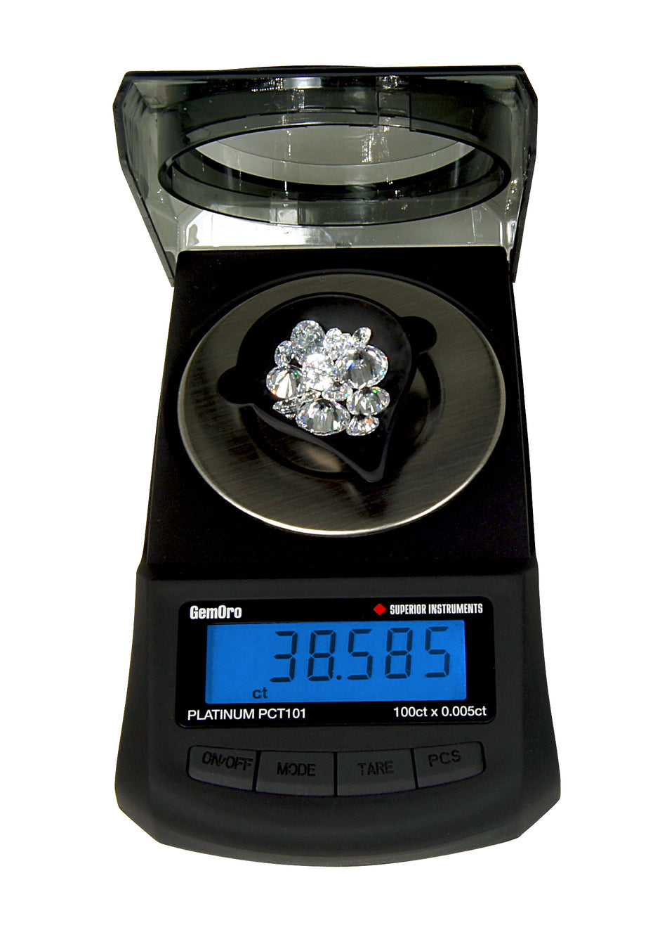 GemOro Platinum PCT101 Precision Carat Scale (100ct × 0.005ct)