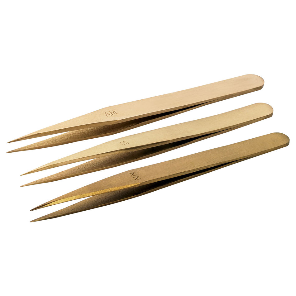 BRASS TWEEZER SET