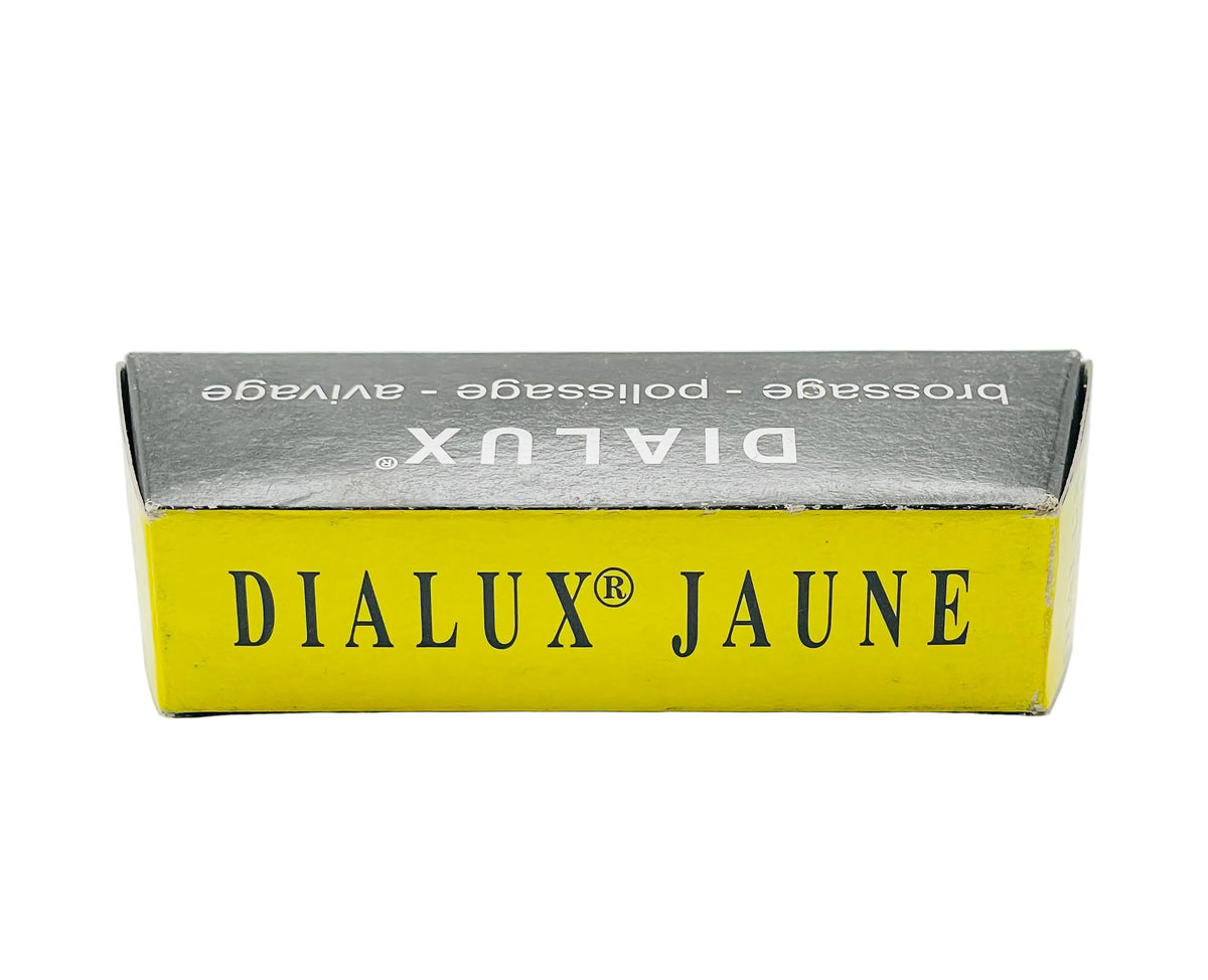 Dialux product packaging with yellow and silver design on a white background