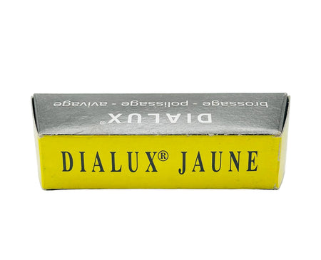 Dialux product packaging with yellow and silver design on a white background