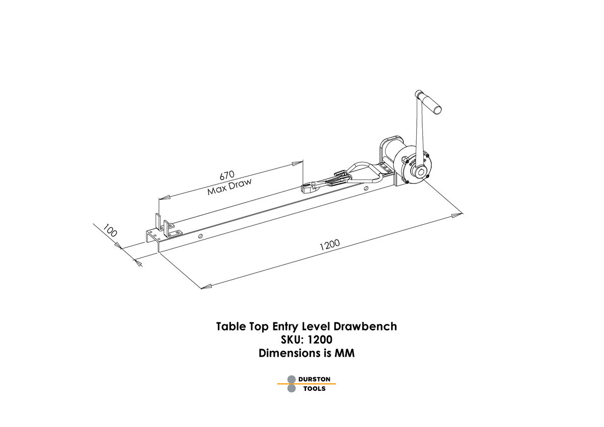 Durston Table-Top Drawbench