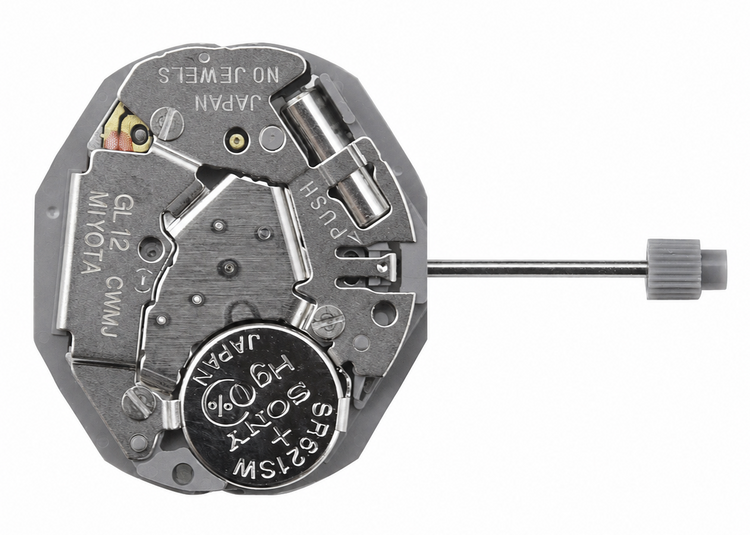 Miyota GL12 Quartz Movement, Date at 6