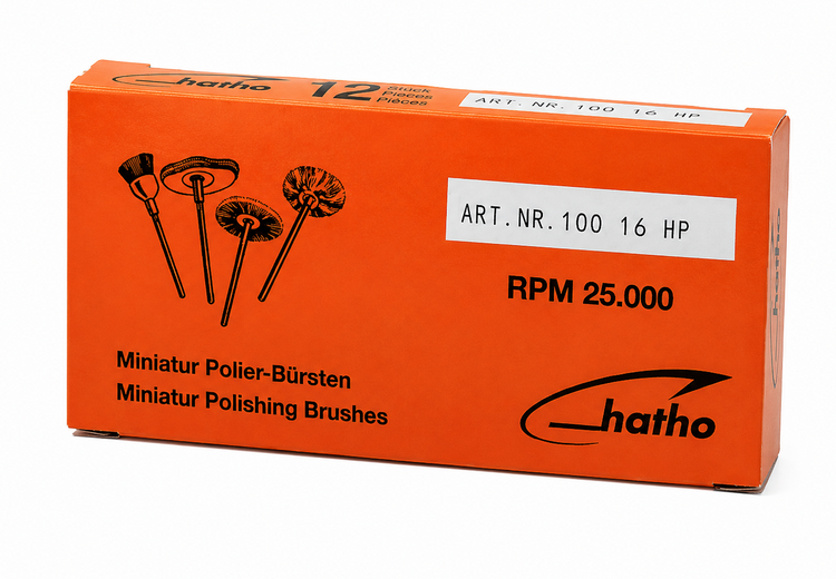 HATHO MINIATURE POLISH BRUSHES