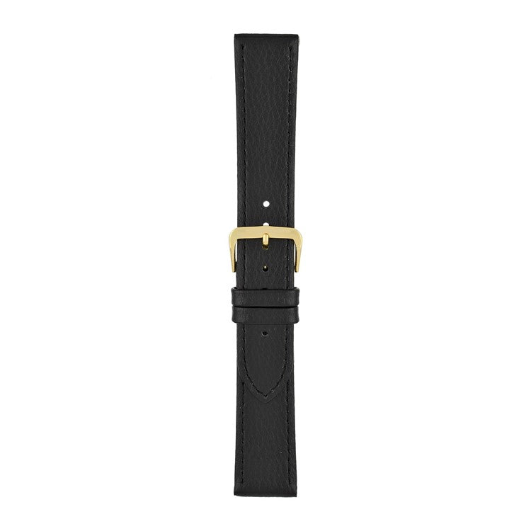 Black Buffalo Grain Watch Strap
