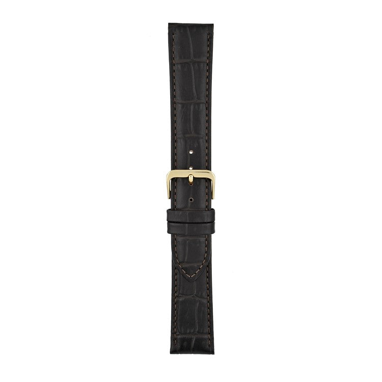 Brown Alligator Grain Watch Strap