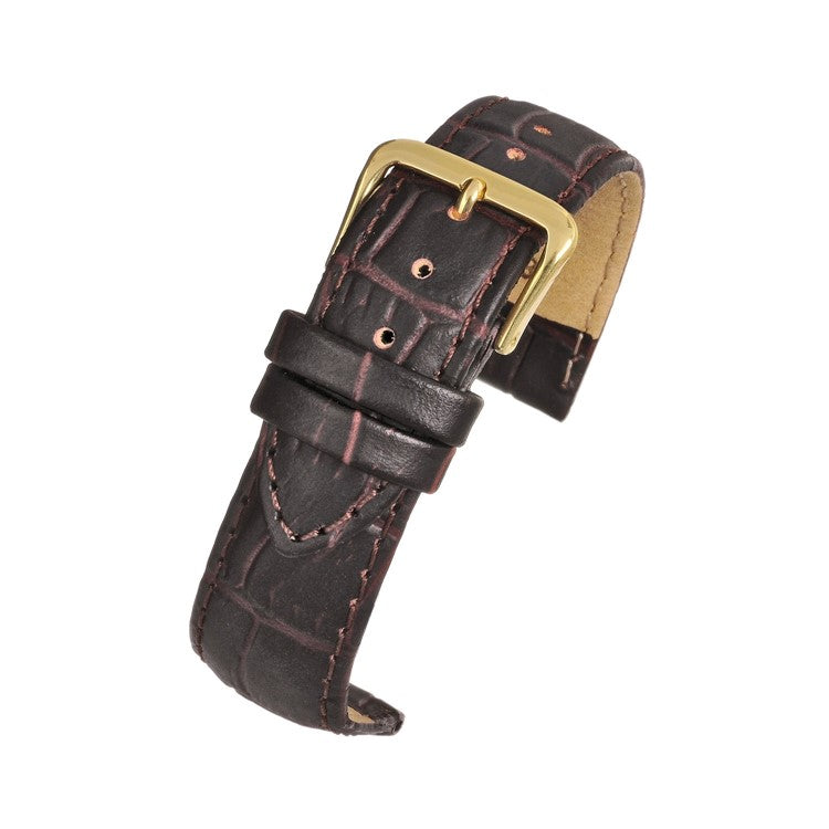 Brown Alligator Grain Watch Strap