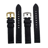 LEATHER STRAPS - BLACK PLAIN