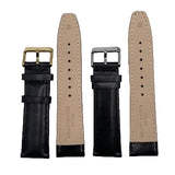 LEATHER STRAPS - BLACK PLAIN