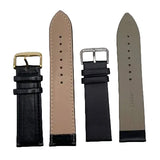 LEATHER STRAPS - BLACK PLAIN