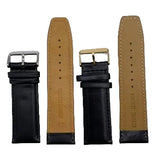 LEATHER STRAPS - BLACK PLAIN
