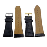 LEATHER STRAPS - BLACK PLAIN