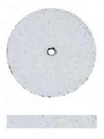 WHITE UNMOUNTED SILICONE SQUARE EDGE POLISHING WHEEL