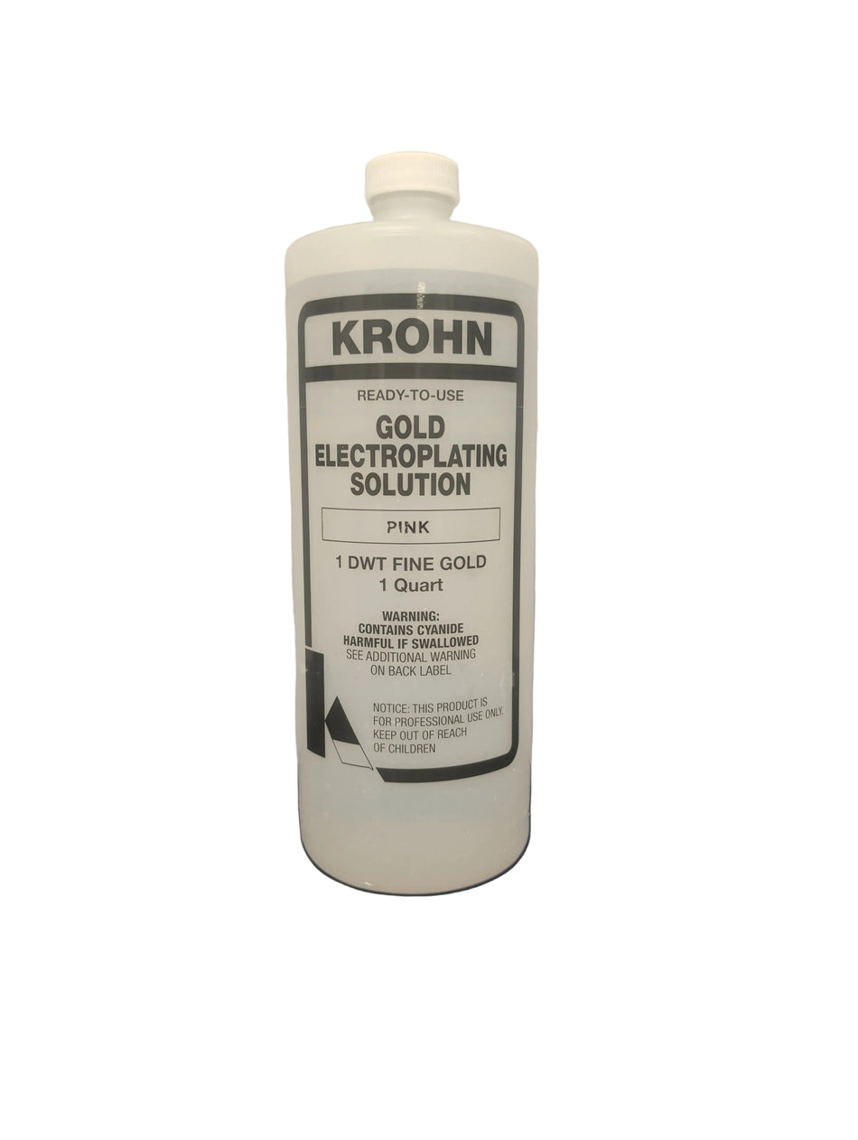 KROHN ROSE GOLD PLATING SOLUTION