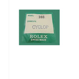 ROLEX CYCLOP 103