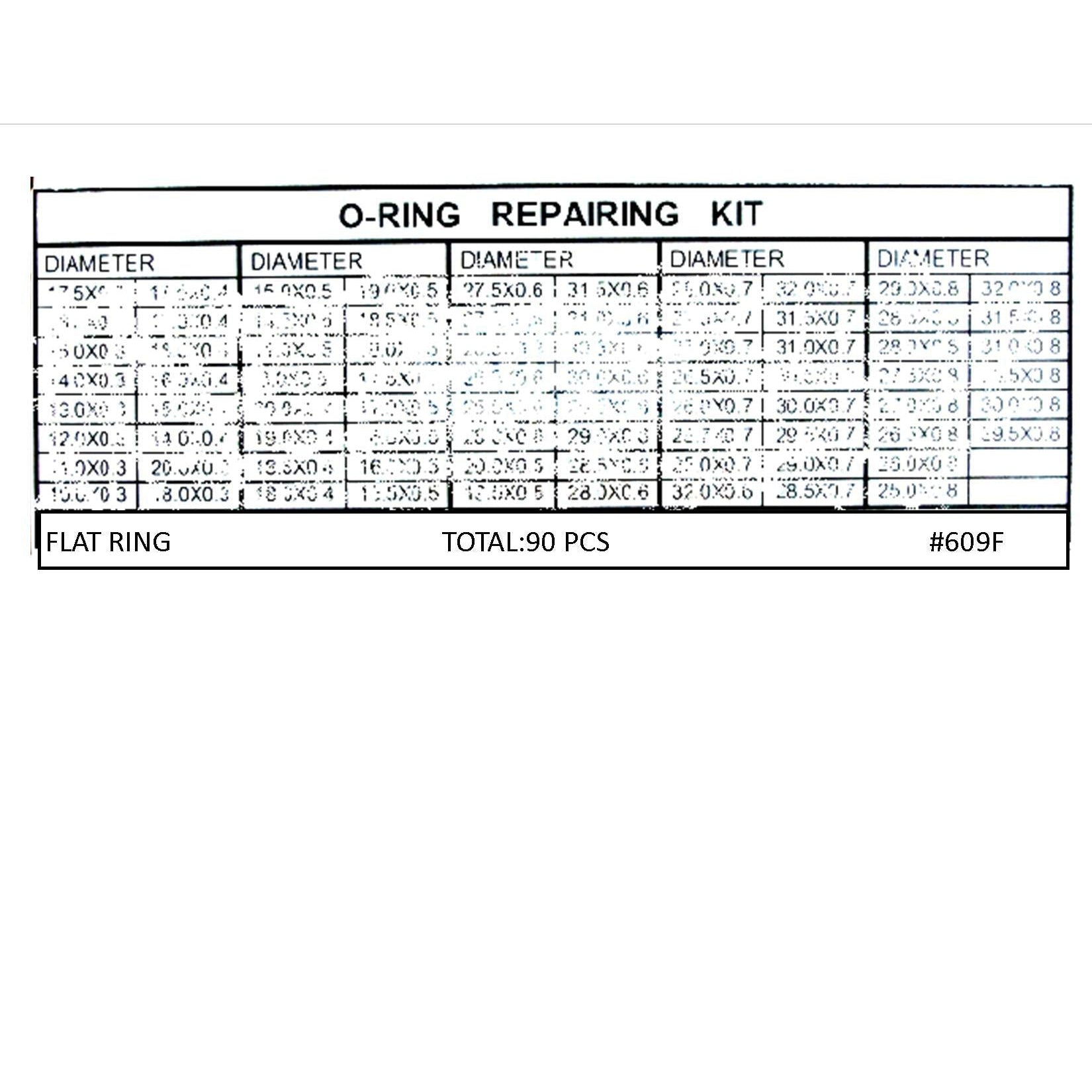 O RINGS ASSORTMENT #609FR