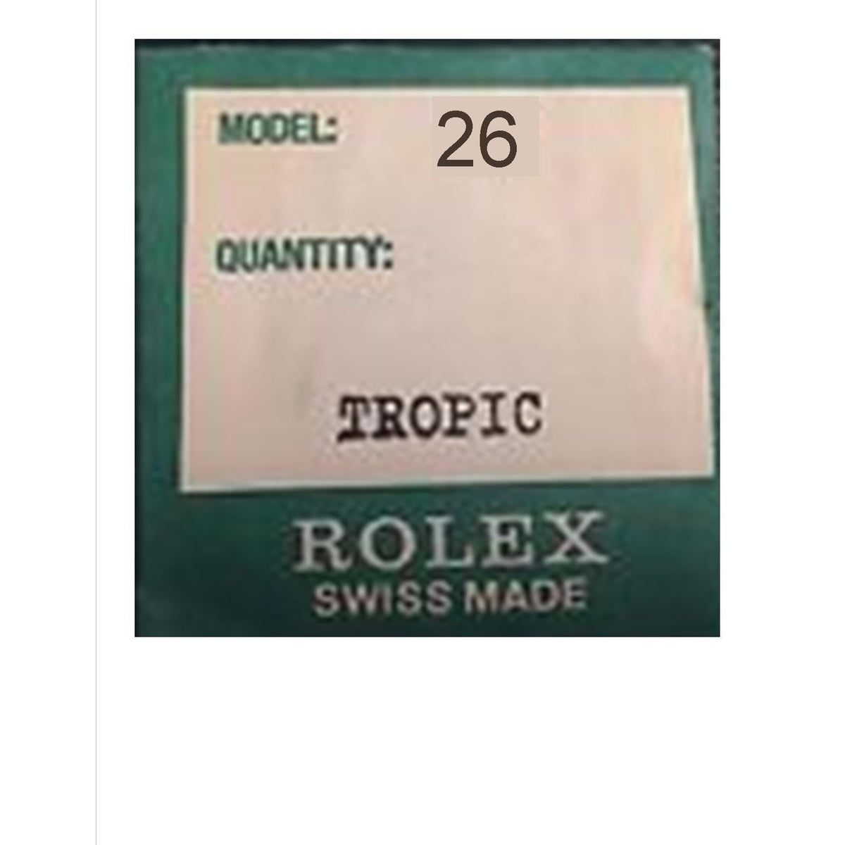 ROLEX TROPIC 26