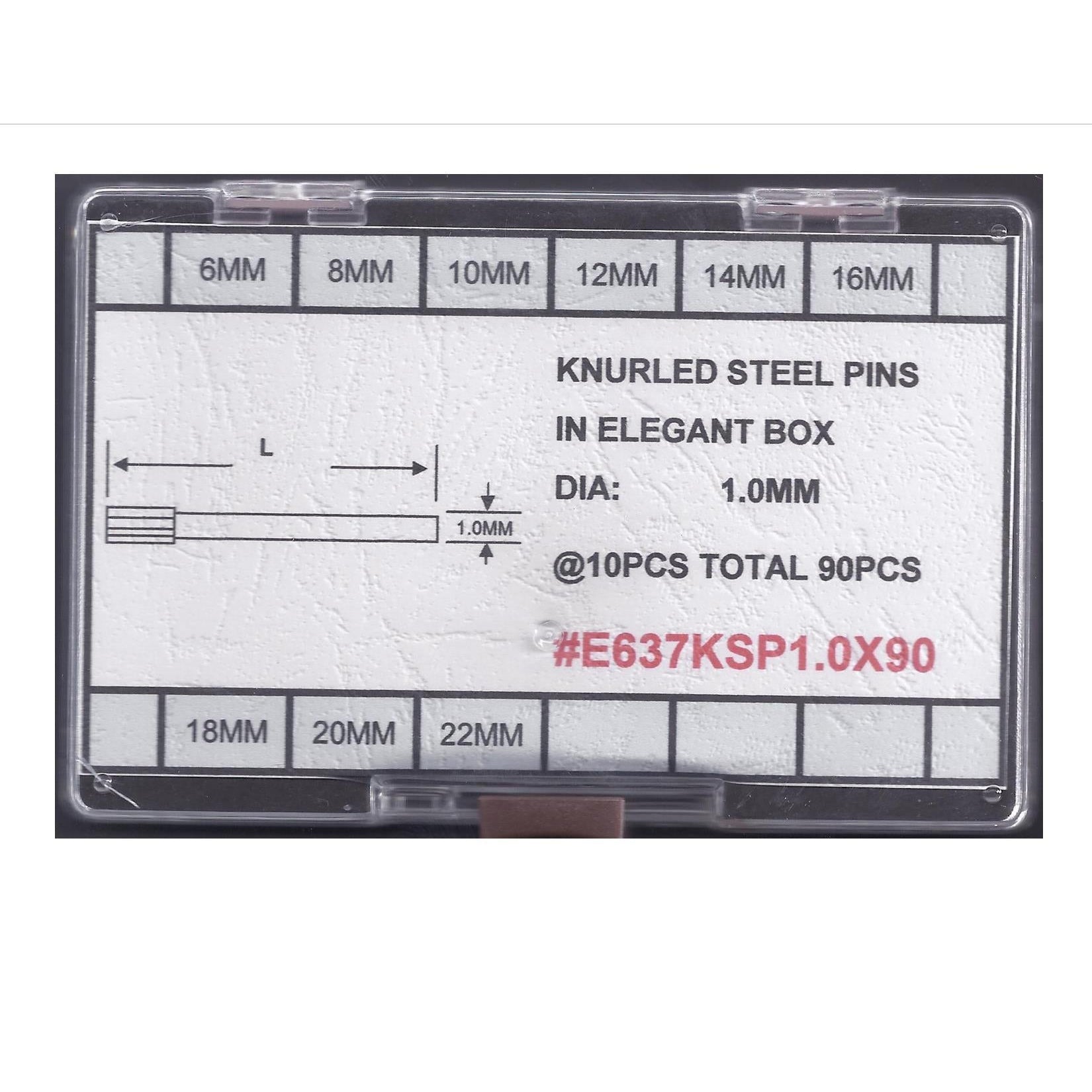 KNURLED PINS KIT #637KSP1.0