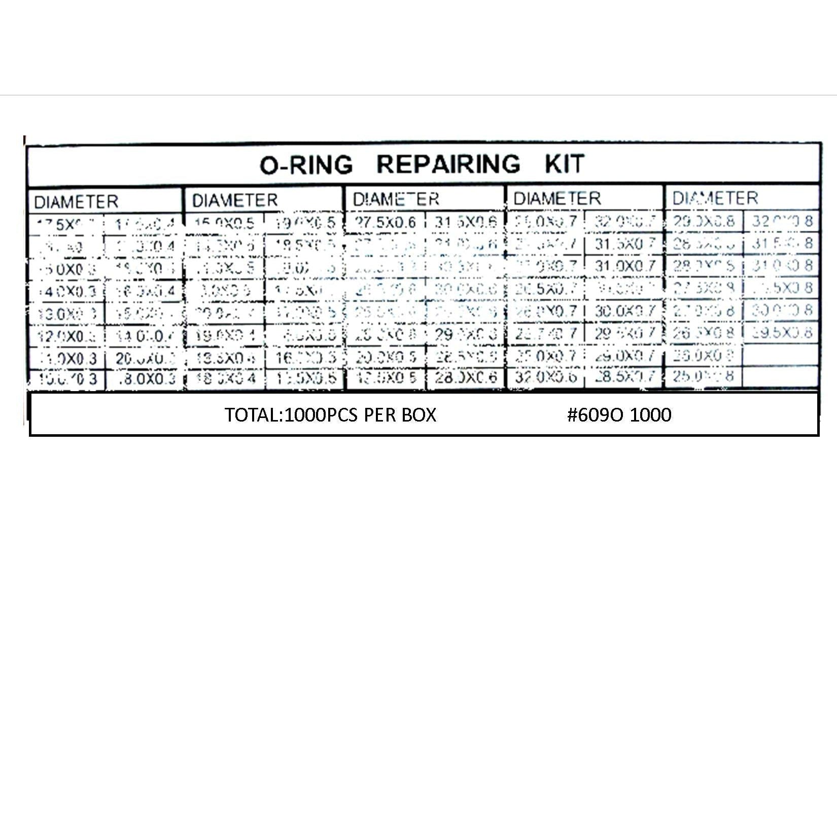 O RINGS ASSORTMENT 609O1000