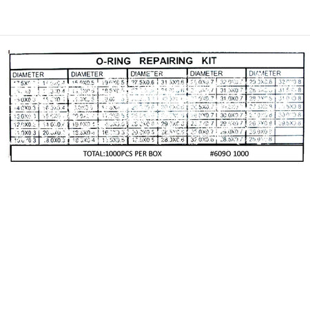 O RINGS ASSORTMENT 609O1000