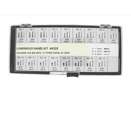 LUMINOUS HANDS KIT - SILVER #632S