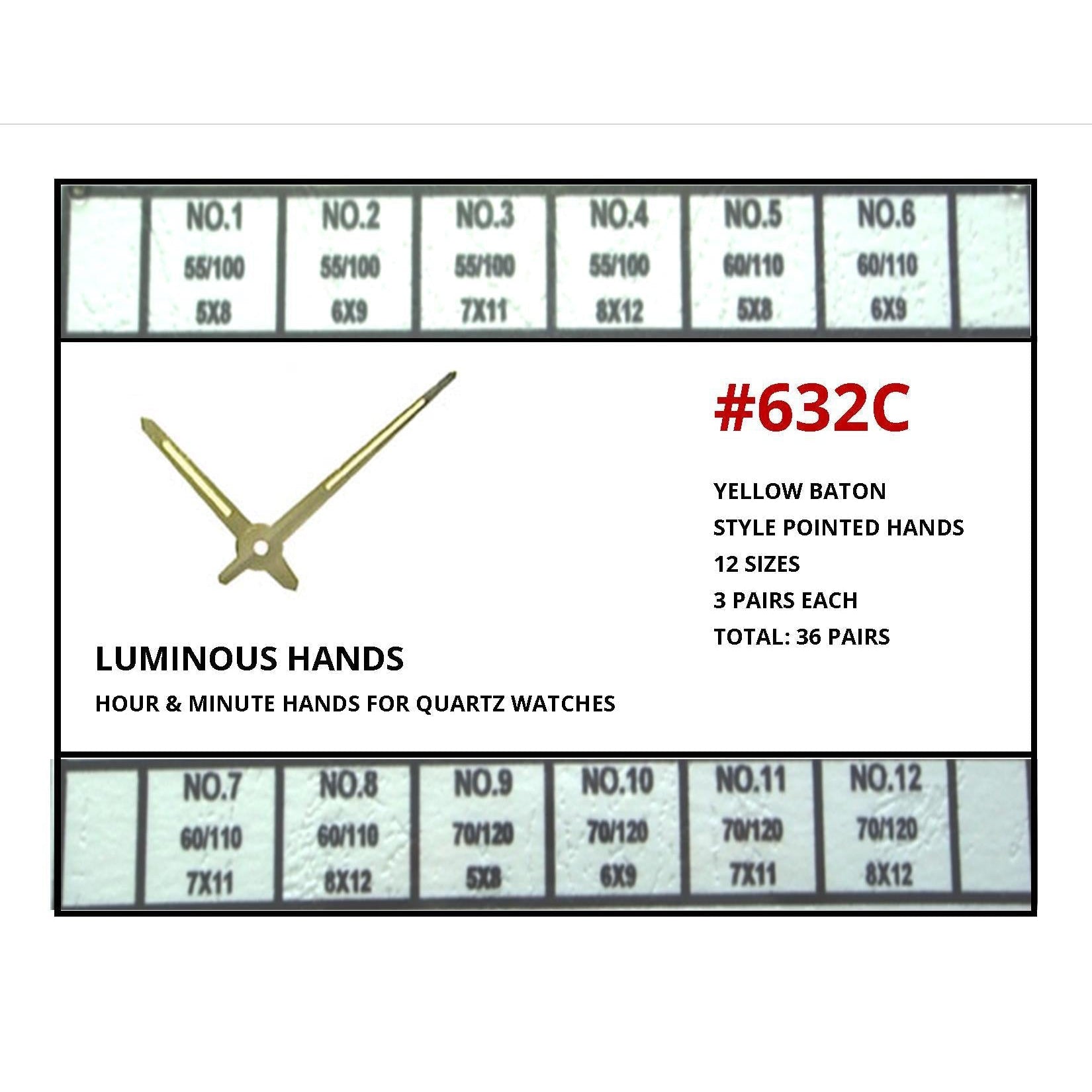 LUMINOUS YELLOW HANDS KIT - #632C