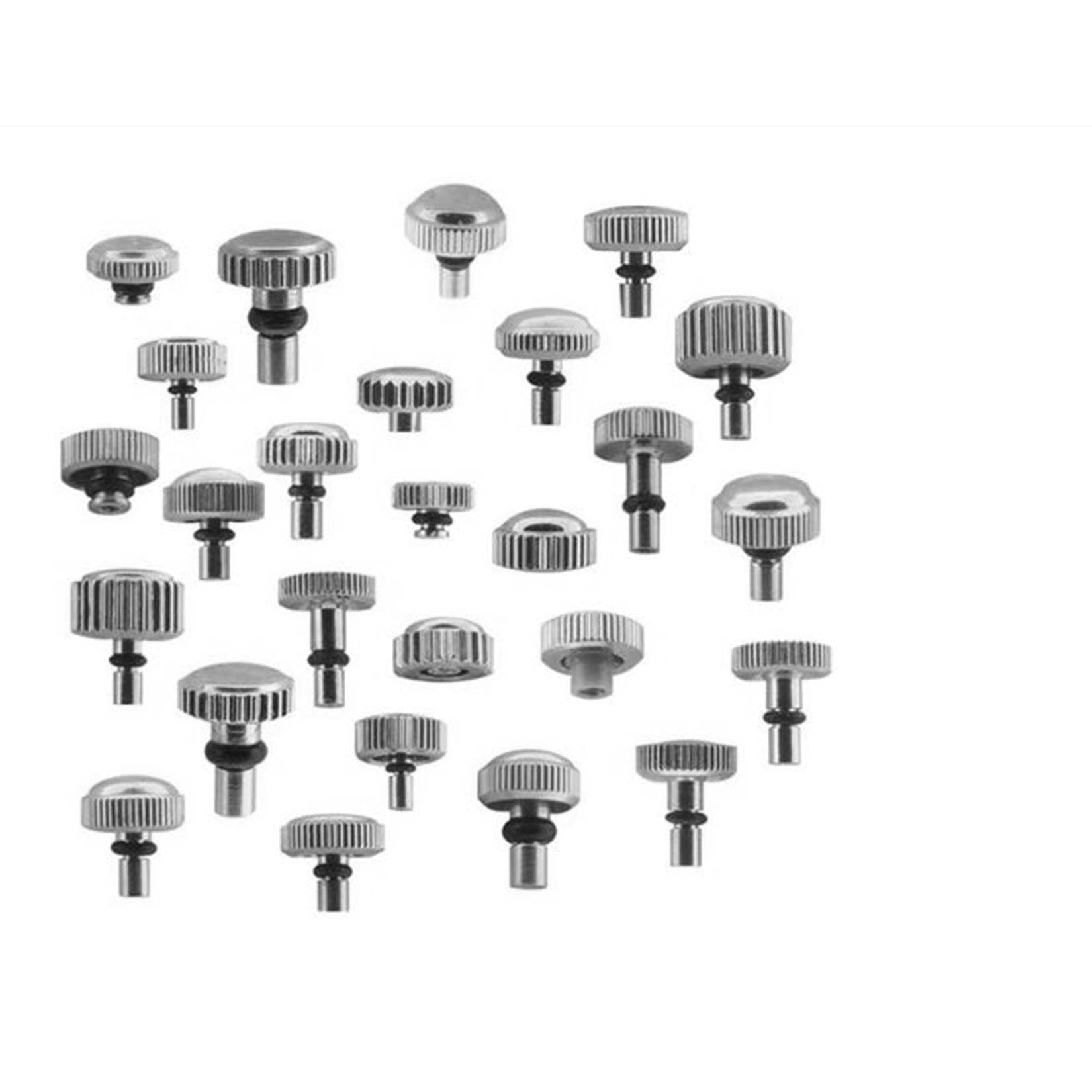 CROWN KIT (100 PCS) ASSORTED SILVER