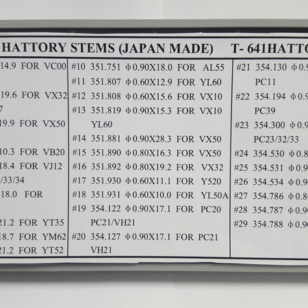 HATTORI STEMS KIT #641HAT