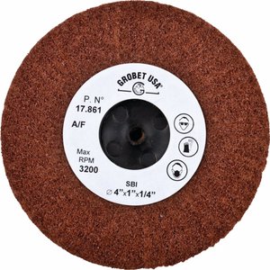 Grobet USA® Medium Aluminum Oxide Flap Wheel