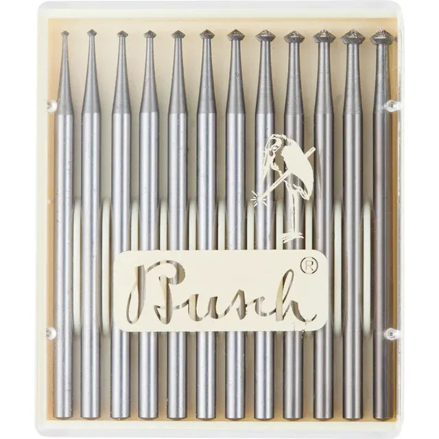 Busch® 90° Hart Bur Set .7mm-1.8mm