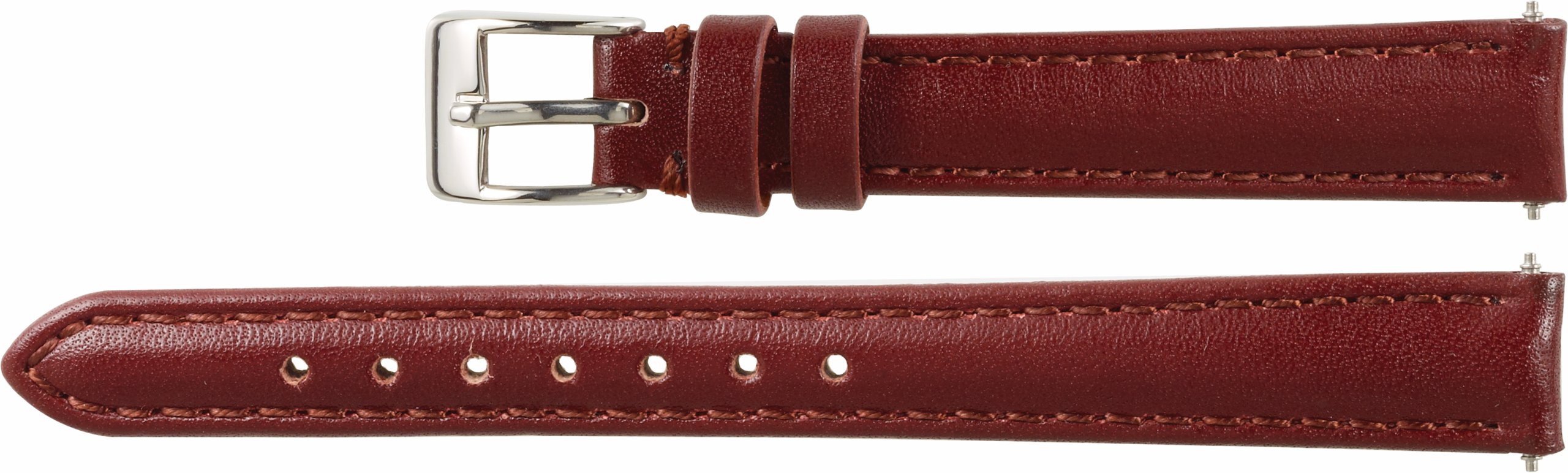Leather Polished Glove Padded Watch Band