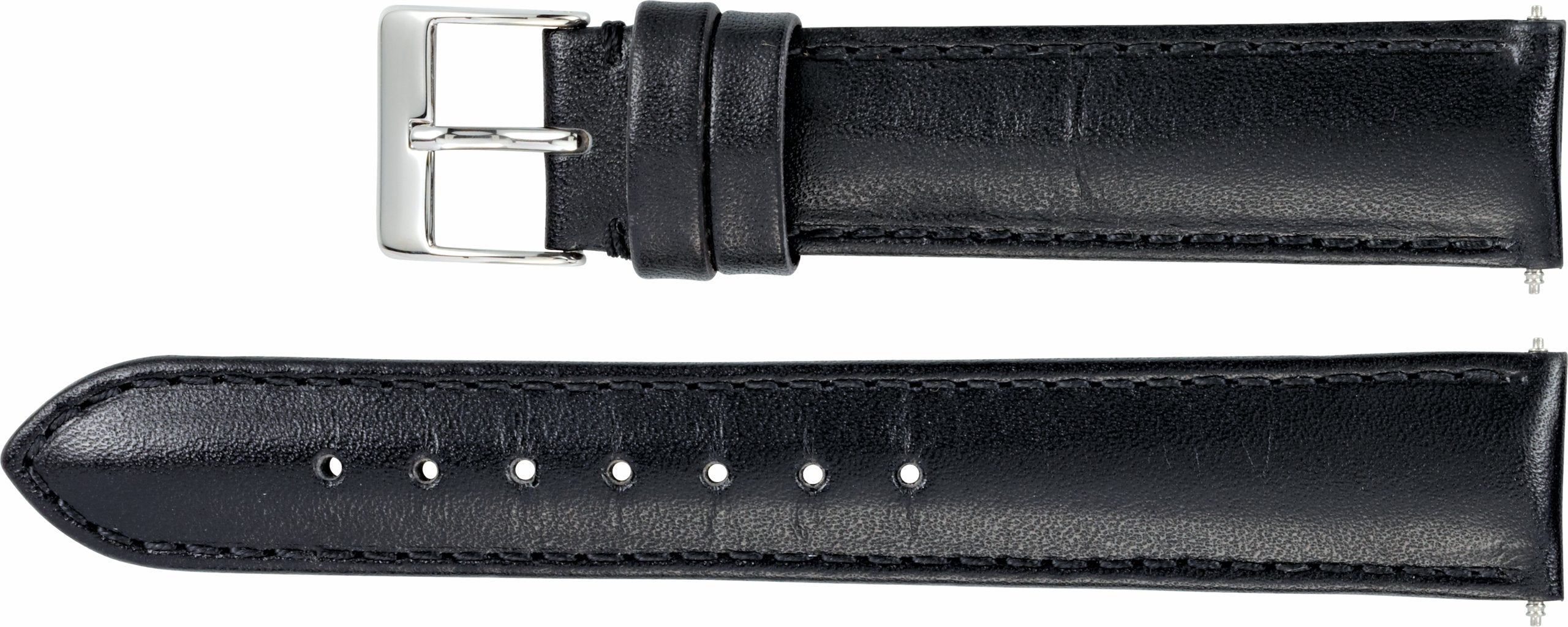Leather Polished Glove Padded Watch Band