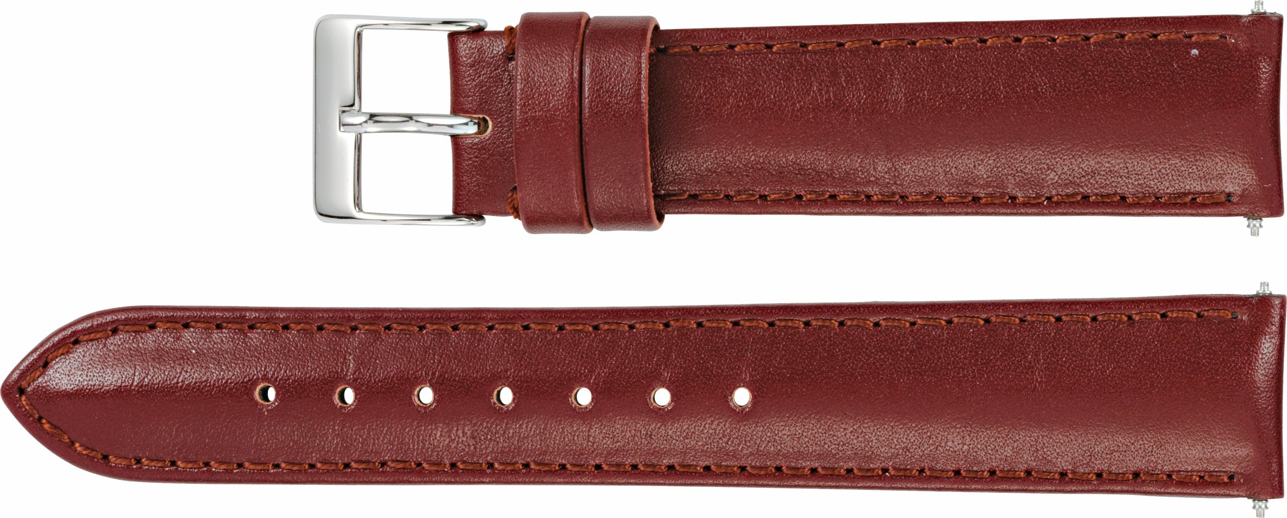 Leather Polished Glove Padded Watch Band