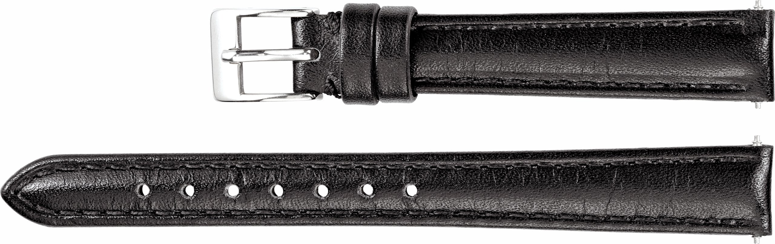 Leather Polished Glove Padded Watch Band