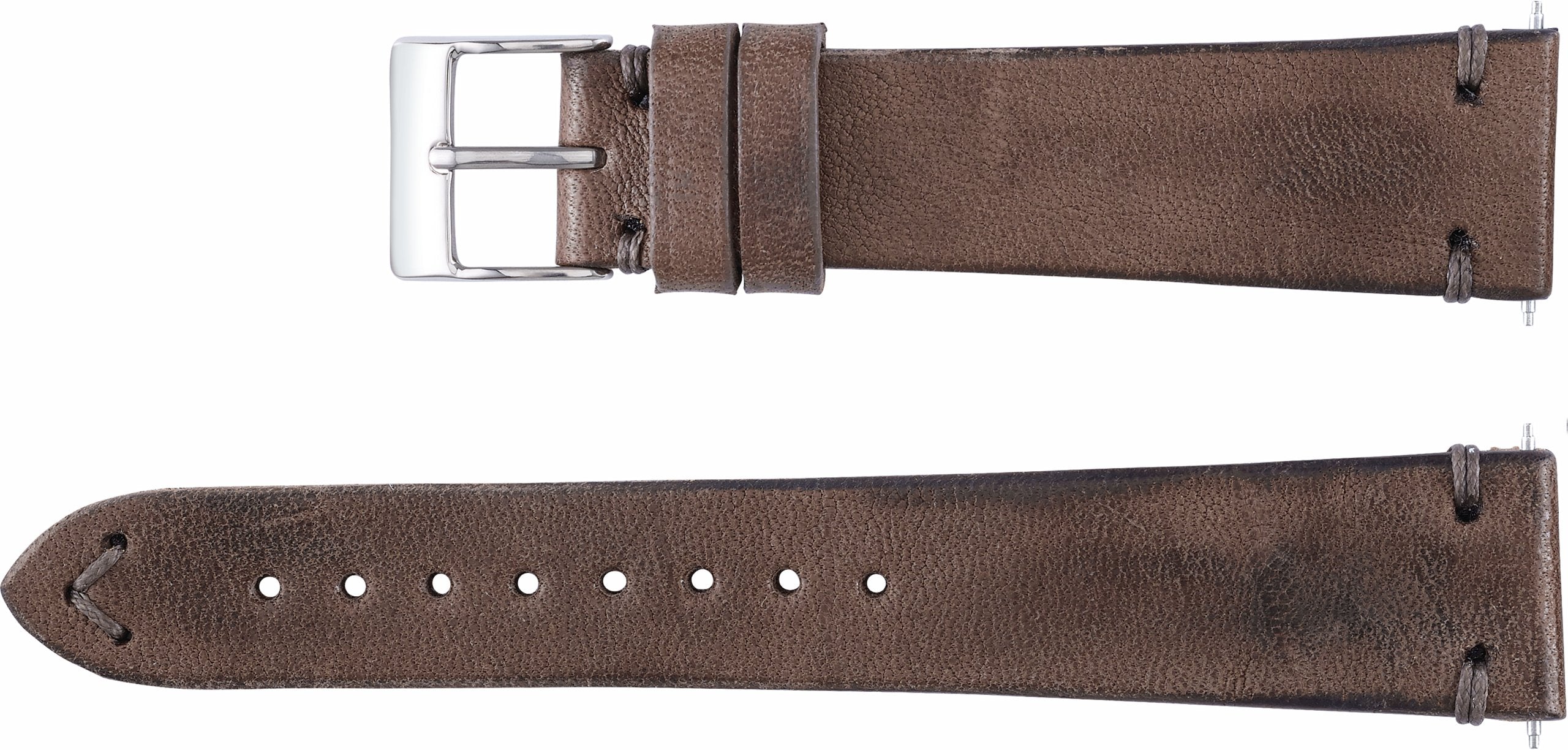 Men's Vintage-Inspired Leather Watch Band