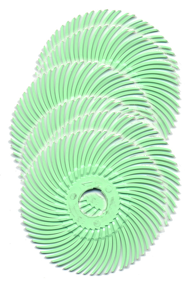 Radial Bristle Discs, 2″ diameter, 6-Pk
